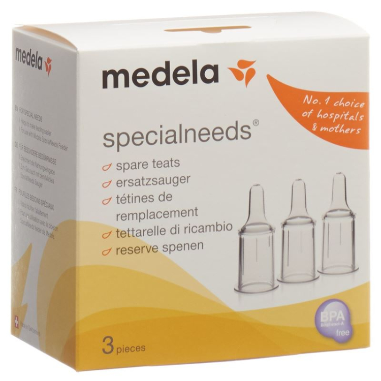 Puting ganti Medela untuk Keperluan Khas 3 pcs