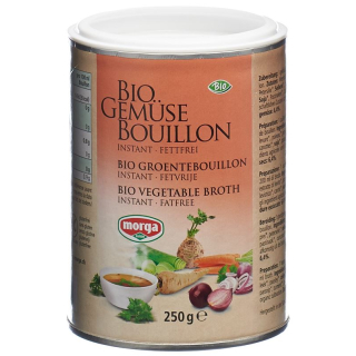 Morga Fat Free Vegetable Bouillon Bio Ds 250 g