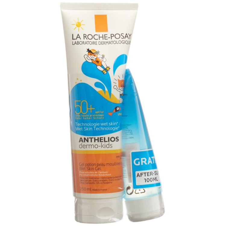 La Roche Posay Anthelios Dermo Kids Wetskin gel 50+ 250ml + Post Helios Hydra-Gel 100ml