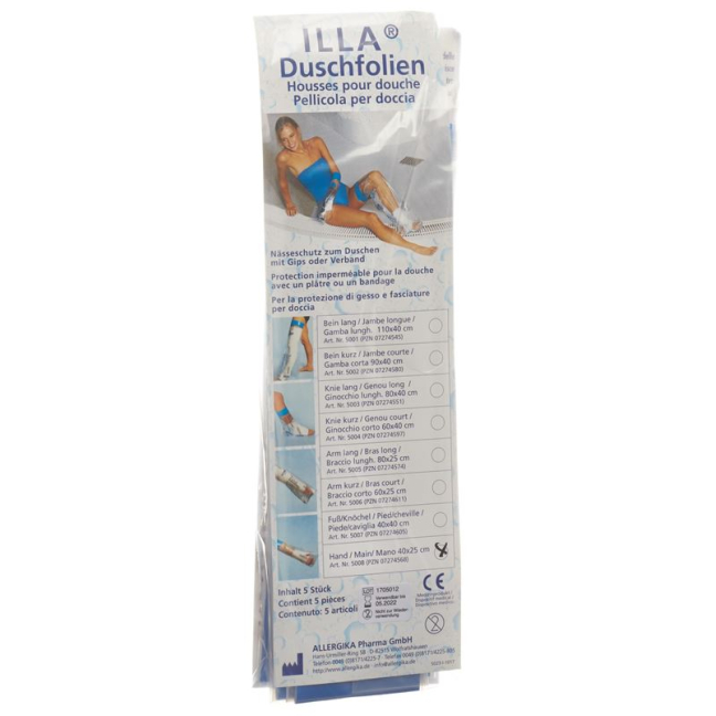 ILLA shower protection film 40x25cm hand