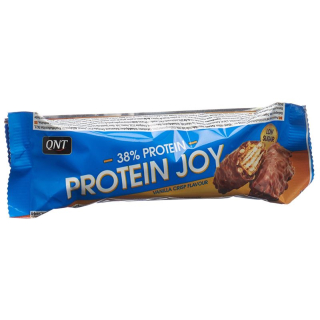 QNT 38% protein Joy Bar Low Sugar Vanilla Crisp 12 x 60 g
