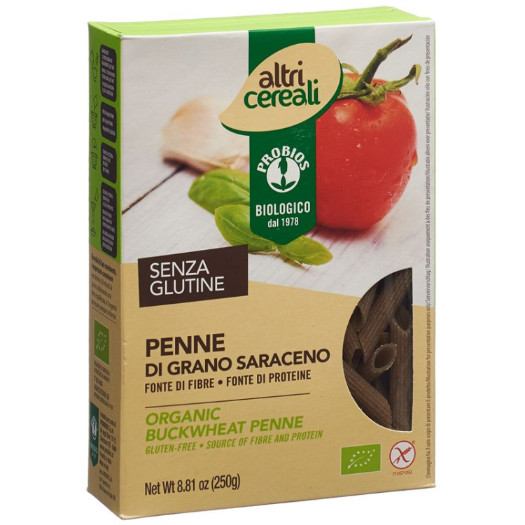 Probios Penne di Grano Saraceno Bio Senza Glutine 250 g