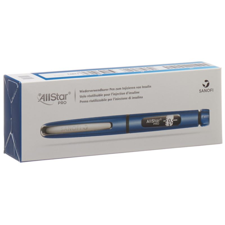 AllStar Pro Lantus/Apidra/Insuman Insulin Pen Blue