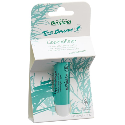 Bergland tea tree lip balm tube 4.8 g