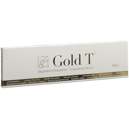 Gold T mini intrauterine device