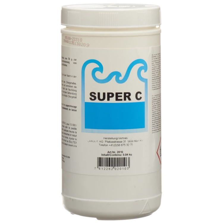 Super C cloro pastillas de choque 70g 38uds