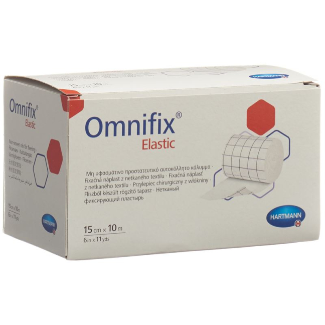 OMNIFIX-kiinnitysfleece 15cmx10m joustava valkoinen