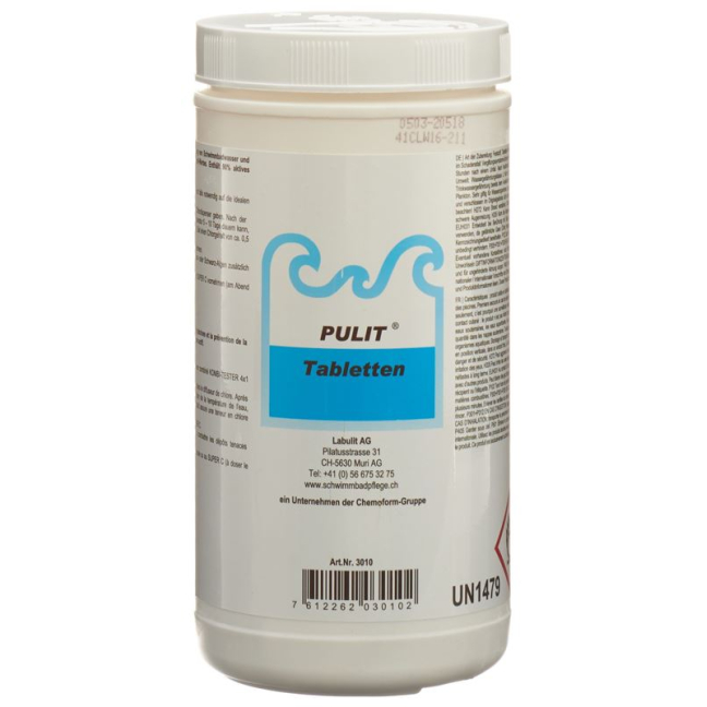 Pulit chlorine tablets 20g 50 pcs