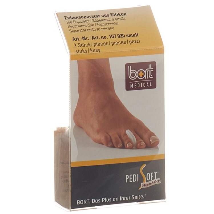 BORT PEDISOFT Zehenseparator S – Correct Toe Alignment, Relieve Discomfort