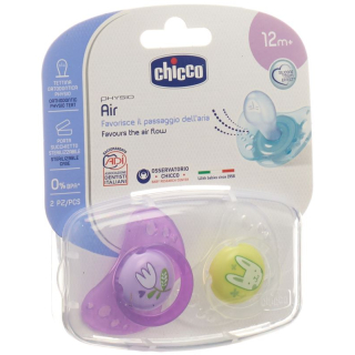 Chicco Physiological Soother silicone maxi PINK 16-36m CASE IT / DE / FR 2 pcs