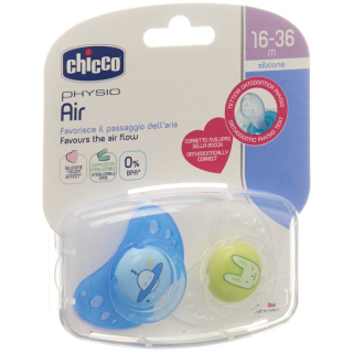 Chicco Physiological Soother Silicone maxi BLUE 16-36