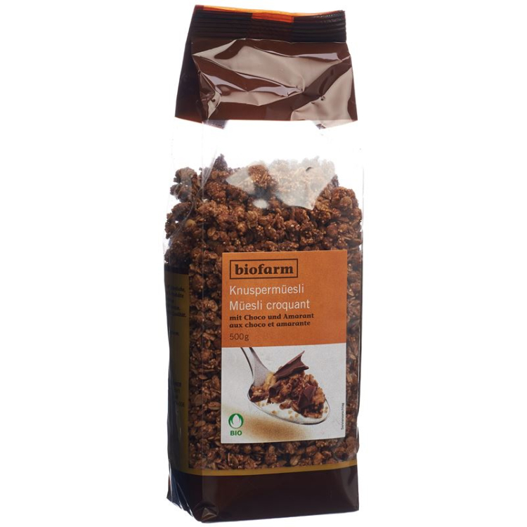 Biofarm Croccante Muesli Amaranto Choco Knos 500 g