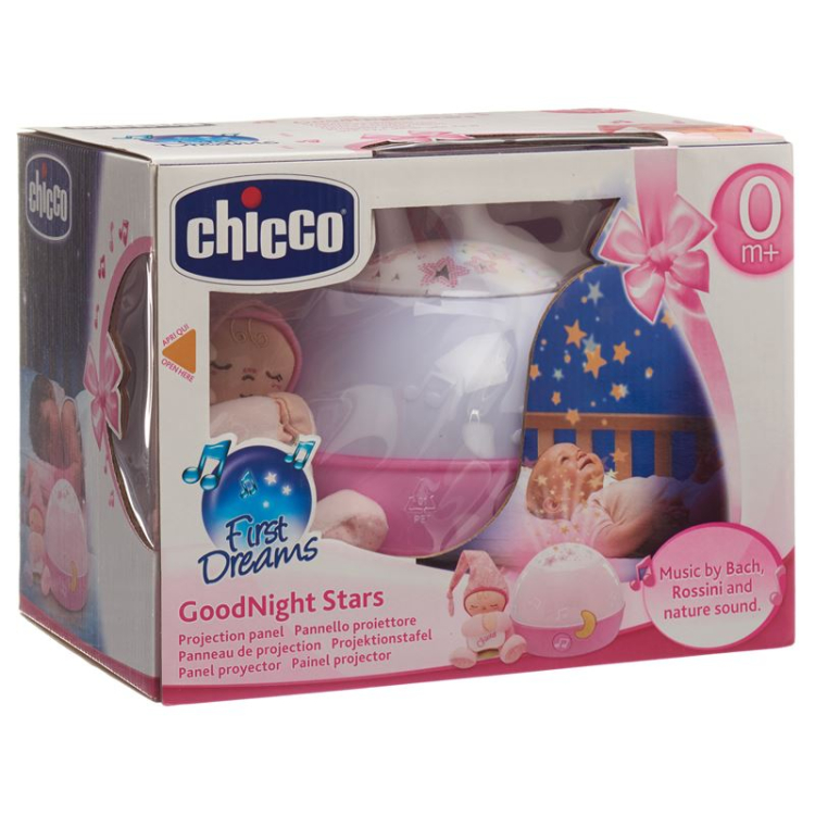 Chicco projetor céu estrelado rosa