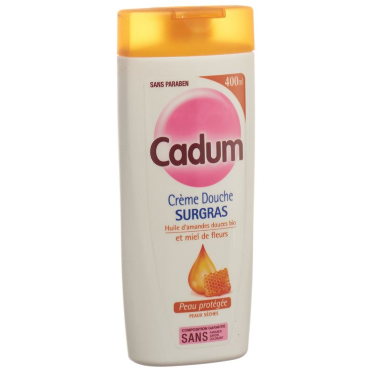 Cadum crème douche surgras Miel Fl 400 ml