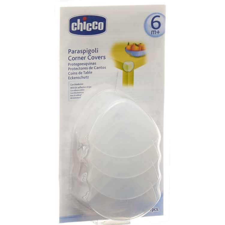 CHICCO krašto apsauga 6m+ 4 vnt