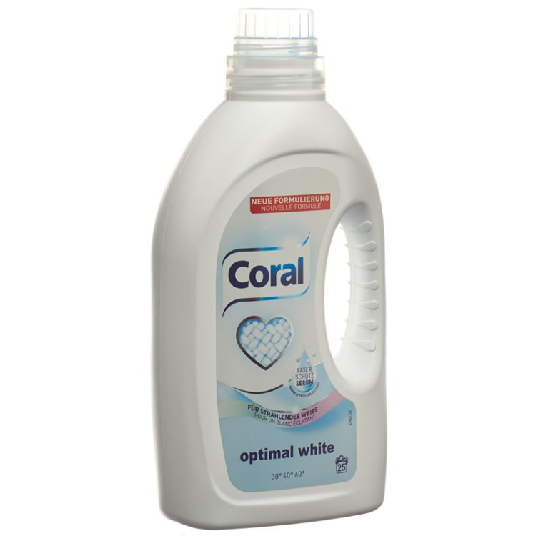 Coral Optimal White 25 washes Fl 1.25 lt