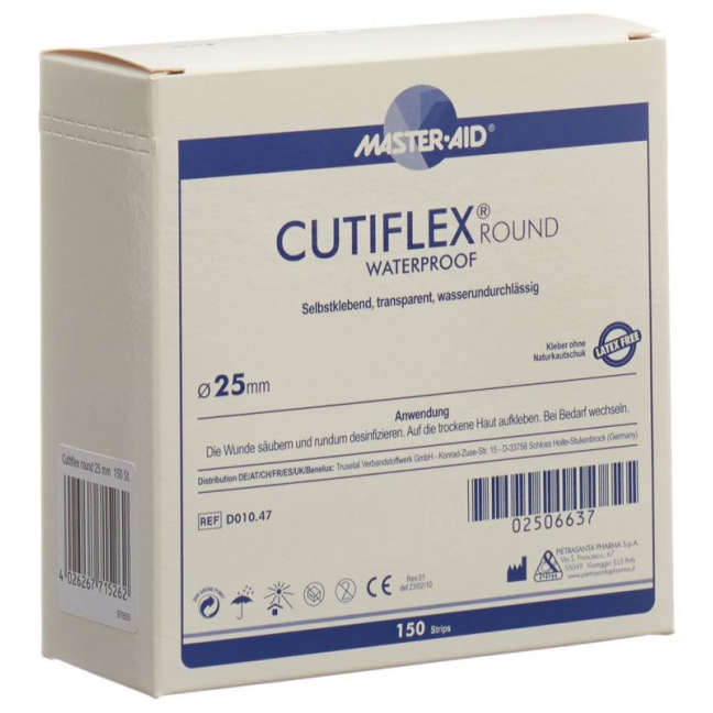 Cerotto Cutiflex Round Foil 25mm 150 pz