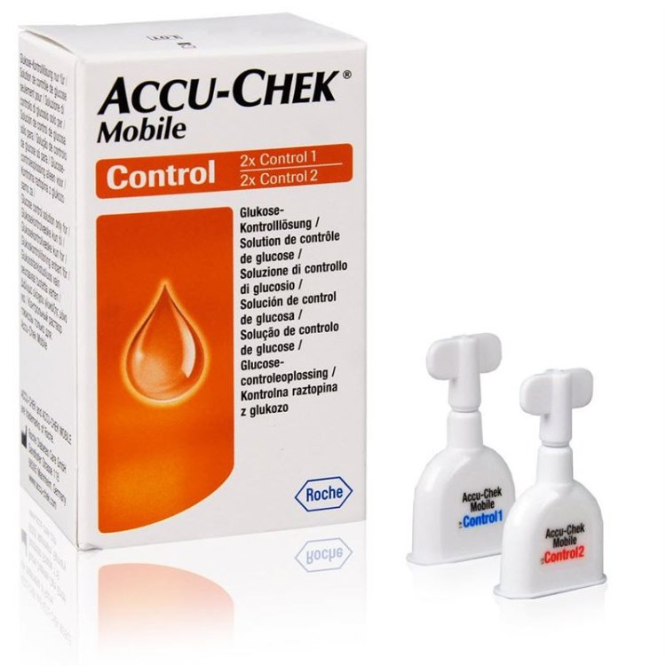 Мобільний контрольний розчин Accu-Chek 2x2