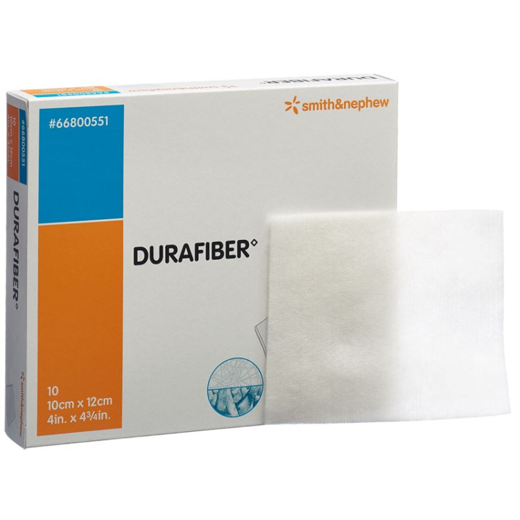 Pembalut luka Durafiber 10x12cm steril 10 pcs