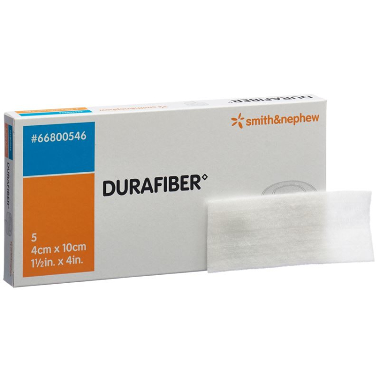 Durafiber sårbandage 4x10cm steril 5 stk