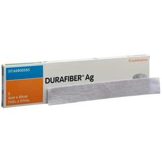 Medicazione per ferite Durafiber AG 4x30 cm sterile 5 pz