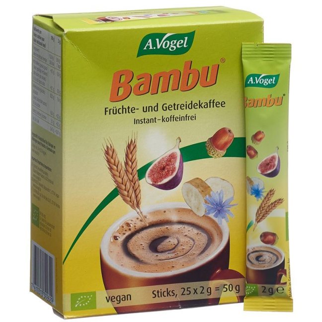 Vogel Bambu Früchtekaffee instantná 25 tyčinka 2 g