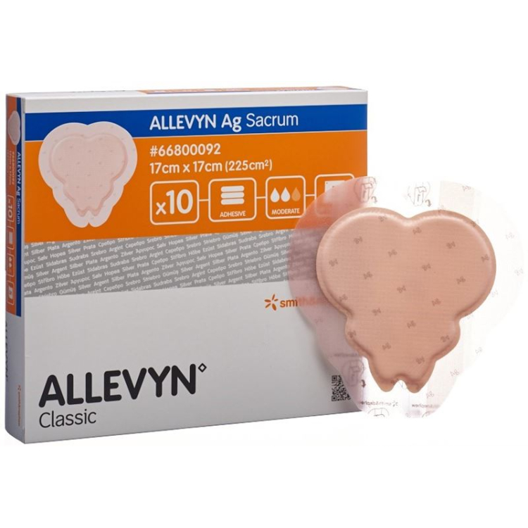 Allevyn Ag Sacrum Compress 17x17cm 10 ширхэг