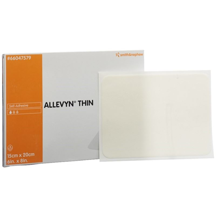 Allevyn Medicazione sottile per ferite 15x20cm 3 pz