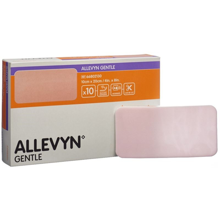 Allevyn Gentle wound dressing 10x20cm 10 pcs