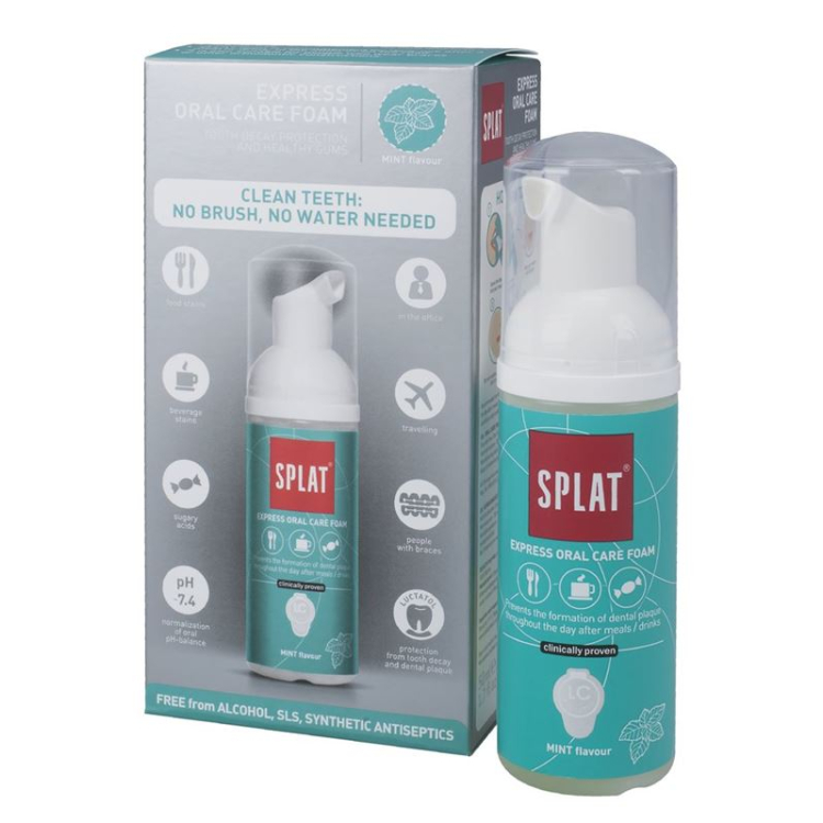 SPLAT ml Oral Care Foam 2 in 1 Tb 50