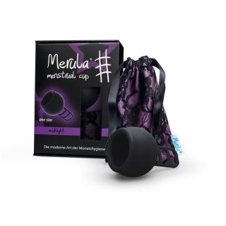 Merula menstrual cup one size black