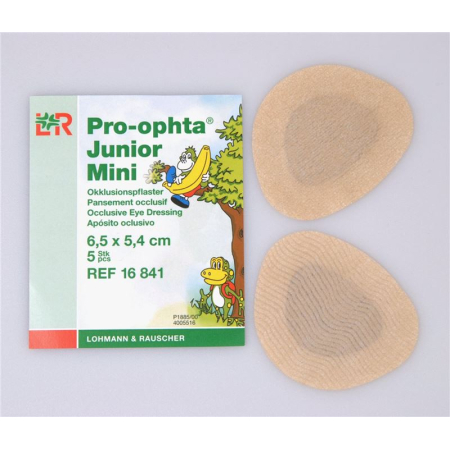 Patchs pour les yeux Pro Ophta Junior mini 6,5x5,4cm 50 pièces