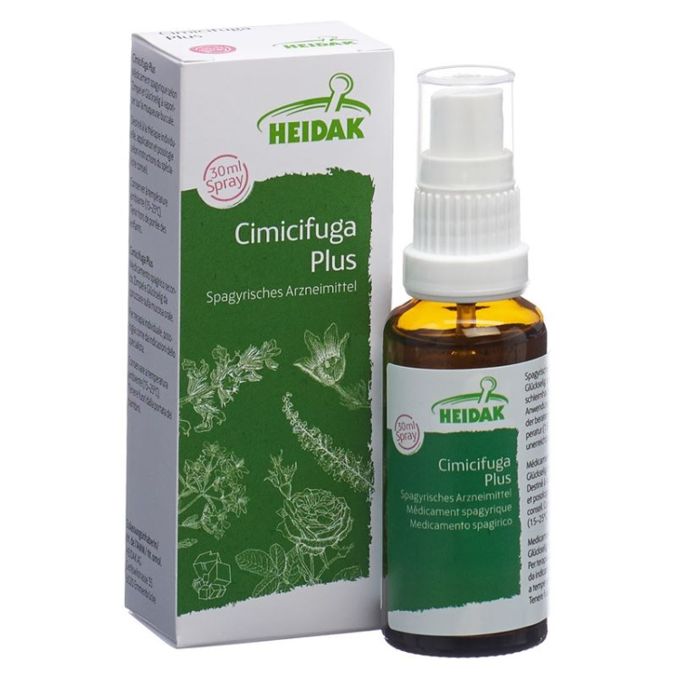 HEIDAK SPAGYRIK Cimicifuga 플러스 스프레이 병 50ml