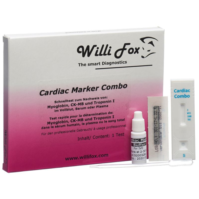 Willi Fox Cardiac Marker Combotest 5 kom
