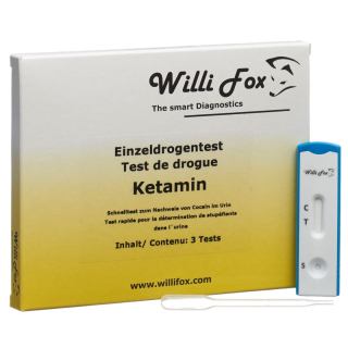 Willi Fox drug test ketamine urine 3 pcs