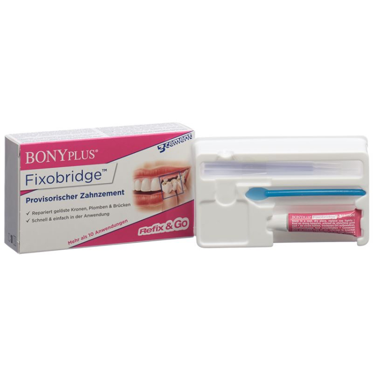 មកុដ និងស្ពានជួសជុល Bony Plus Fixobridge