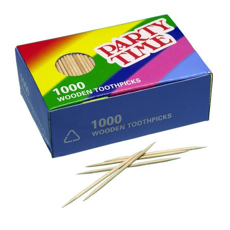 Party Time toothpick round wood 5000 pcs