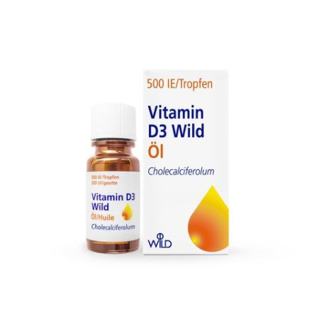D3-vitamin Wild Öl 500 IE/Tropfen 10 ml