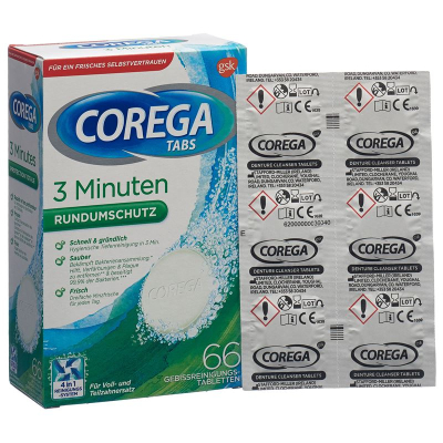 Corega 3Minuten Cleanser Tabs 66 Stk