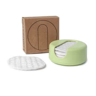 LASTROUND reusable cotton pads green