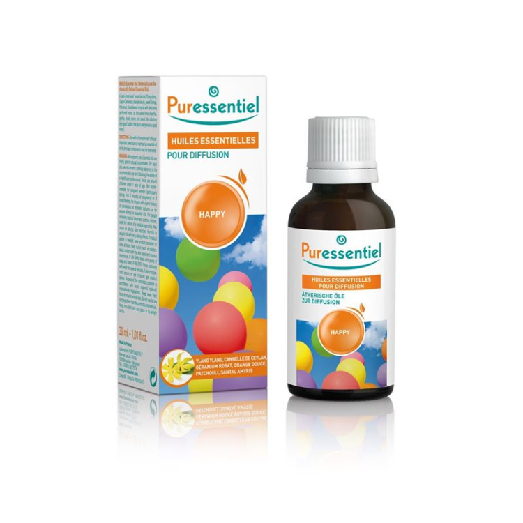 Puressentiel Duftmischung Happy ätherische Öle zur Diffusion Fl 30 մլ.