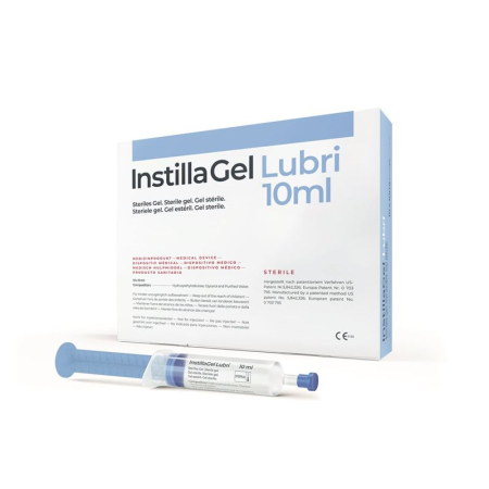 InstillaGel Lubri Gel sterile 10 disposable syringes 10 ml