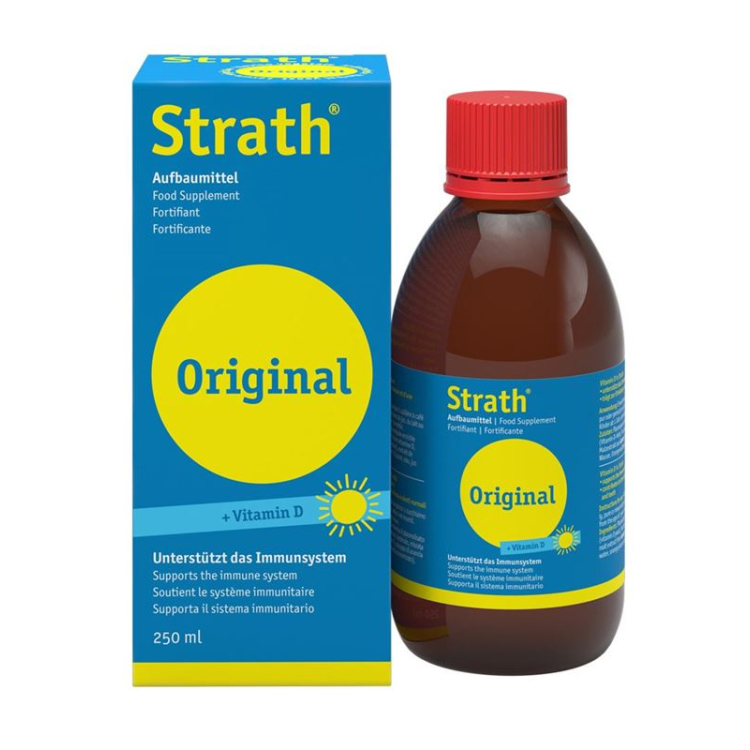 STRATH Originalus skystas Aufbaumittel su Vit D