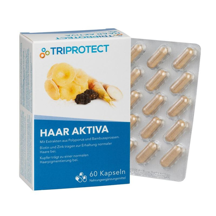 Hawlik Haar Aktiva Kaps 60 pcs