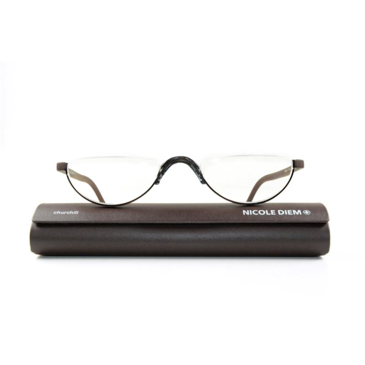 Nicole Diem Lesebrille 1.50dpt Churchill braun