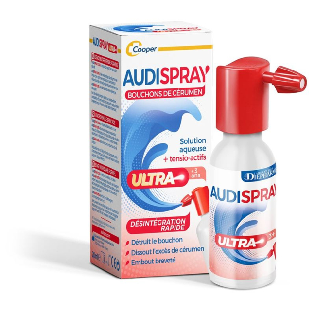Audispray Ultra Ohrenpfropfen 20 毫升
