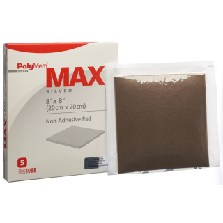 PolyMem MAX Sølv Superabsorber 20x20cm 5 stk