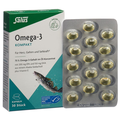 Salus Omega-3 Kompakt Seelacchsöl Kaps 30 Stk