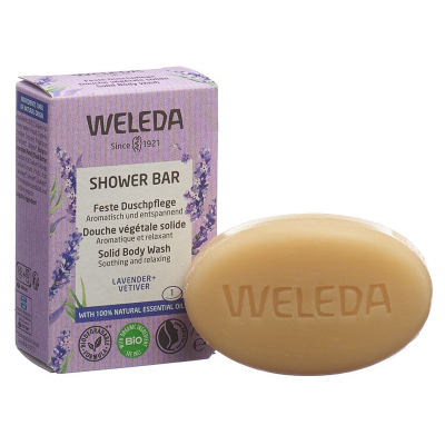 Weleda feste duschpflege levandule+vetiver