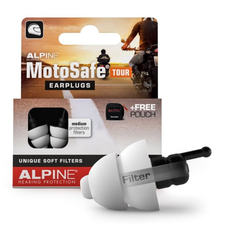 ALPINE MotoSafe Tour earplugs Euro hole